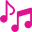 Icono música